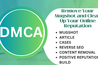 remove your mugshot and clean up your online reputation