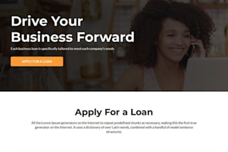 design business loan website mca website loan website