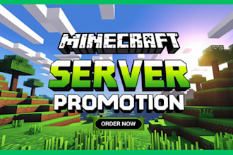 promote minecraft fivem server promotion, dayz, rust ,discord mass dm, fortunite
