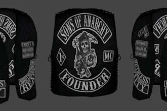 make fivem gang custom clothes for your server fivem kuttes vest