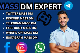 promote minecraft fivem server promotion, dayz, rust ,discord mass dm, fortunit