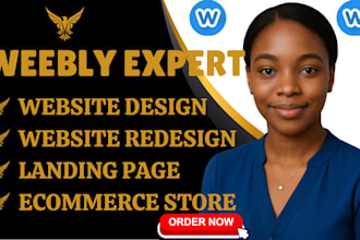 design or redesign a stunning weebly website