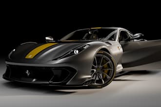 sculpt3d ferrari,f1 model,car body parts,motorcycle,glb,fbx,car for web,stl file