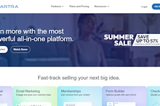 build kartra website, membership website, online course website