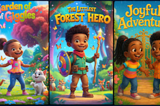 create fun and adorable children book illustrations and illustration storybook