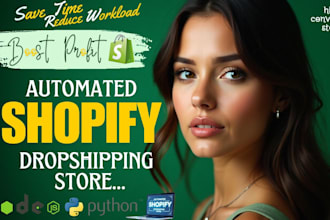 build automated dropshipping store or automate shopify store