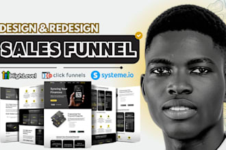 design modern landing page design unbounce, clickfunnels, elementor landing page