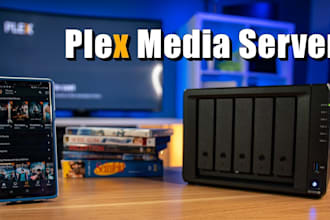 setup jellyfin plex media server in window ubuntu plex synology qnap unraid