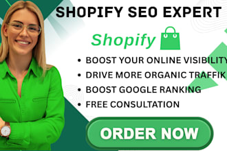 complete shopify seo for google top ranking to increase organic sales