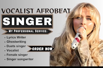 sing and compose lyricswriter for your edm trap afrobeat hiphop song