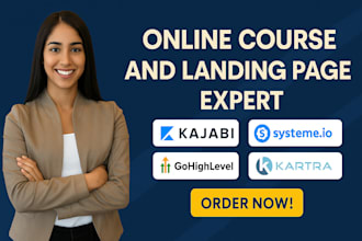 do online course website kajabi landing page systeme io gohighlevel kartra