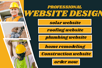 design construction website, real estate website, home remodeling website