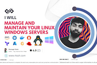 manage and maintain your linux windows servers