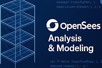 do analysis on opensees ,  on any material structures