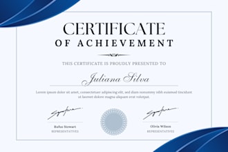 create certificate templates and professional award certificates in 24 hours