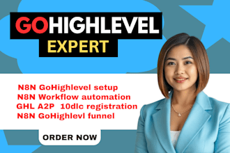 gohighlevel n8n setup n8n workflow n8n automation gohighlevel funnel a2p 10dlc