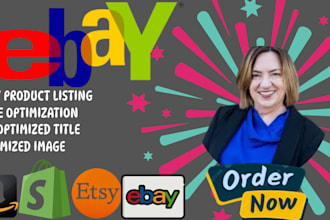 do ebay listing, ebay product listing, ebay SEO optimized, ebay lister