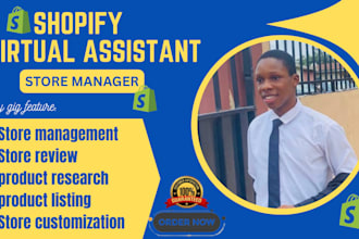 be you shopify virtual assistant store manager ecommerce coach shopify store