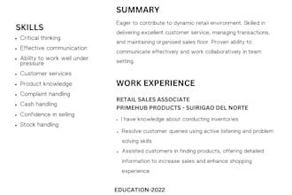 make a resume that showcases your skills and experience