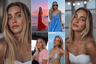 create realistic ai influencer model for instagram social media nsfw onlyfans
