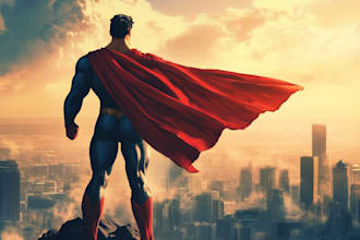 draw your favorite superhero character and comic