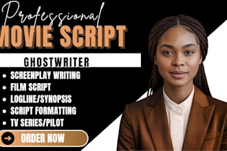 ghostwrite for film scripts, movie scripts, screenplays, and script editing