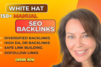 create SEO boosting manual backlinks from high da dofollow sources
