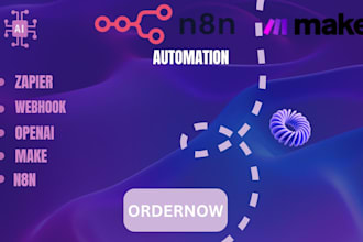automate n8n workflows ai agents make com scenarios and crm tools