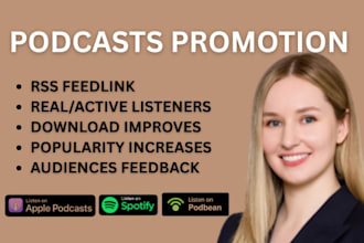 promote your podcast on spotify apple youtube for organic growth