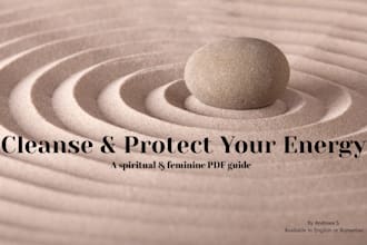 create a feminine energy cleansing and protection PDF guide