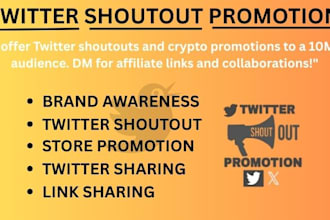 shoutout twitter marketing, nft websites, web3 and organic growth