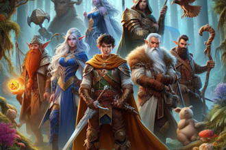 do a dnd art and d and d character for you