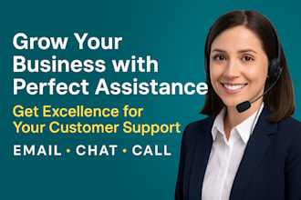provide professional customer support via email, chat and calls