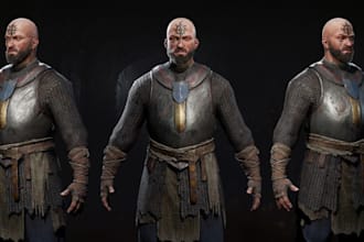high end game model,ue 3d model,photo to3d,aaa character,4k texture, anime style
