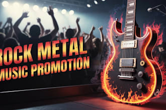do organic rock metal music promotion and playlist pitch to playlist curators