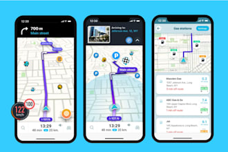 develop gps tracking app, tracker software, navigation app, location based app