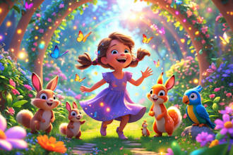 design children storybook illustration, and children picture book illustration