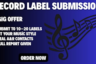 submit your song to record label that are in need of artists