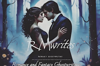 ghostwrite your fantasy or romance