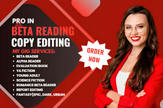 beta read manuscript fiction story evaluation book critique report novel editor