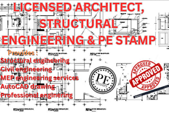 licensed architect,structuiral engineering,pe stamp in florida,new jesery,lowa