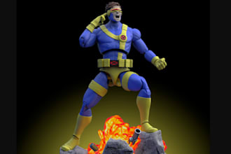 design toys for manufacturing,figurines,fictional action figure,stl,3mf,3d print