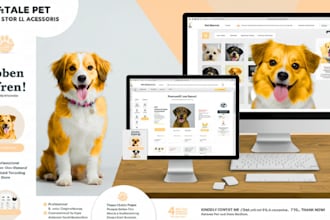 build a modern online pet store with pet logo and payment system