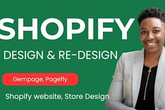 design, or redesign your shopify store with gempages  pagefly