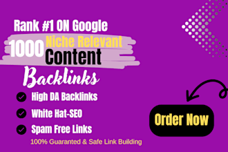 create high quality dofollow backlinks