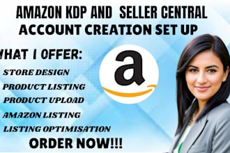 create and verify your amazon KDP and seller central account
