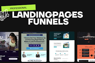 create a high converting and professional landingpage