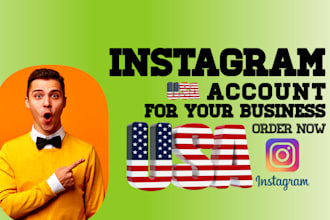 create usa tiktok account, usa instagram account for non resident
