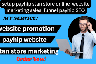 setup payhip stan store online  website  marketing sales  funnel payhip SEO