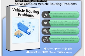 solve vehicle routing and scheduling problems using gurobi cplex or mosek
